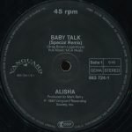 Alisha – Baby Talk 12" Maxi Single Plak - Görsel 3