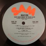 Rhyze – Just How Sweet Is Your Love LP Plak - Görsel 3