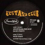 Ecstasy Club – Jesus Loves The Acid (Acid Chant) 12" Maxi Single Plak (Early House) - Görsel 3