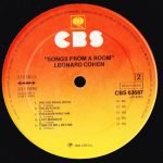 Leonard Cohen – Songs From A Room LP Plak - Görsel 3