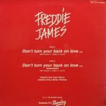 Freddie James ‎– Don't Turn Your Back On Love 12" Maxi Single Plak - Görsel 2