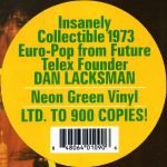 Dan Lacksman LP Renkli Plak - Görsel 2