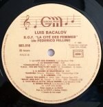 Luis Bacalov – La Cité Des Femmes LP Plak - Görsel 5