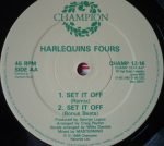 Harlequins Fours – Set It Off 12" Maxi Single Plak (Electro) - Görsel 4