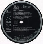 Accept – Metal Heart LP Plak - Görsel 3