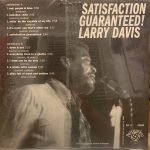 Larry Davis – Satisfaction Guaranteed! LP Plak - Görsel 2