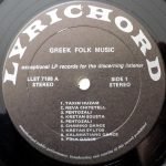 Greek Folk Music LP Plak - Görsel 3