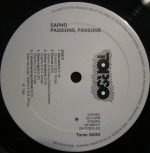 Sapho – Passions, Passons LP Plak - Görsel 6