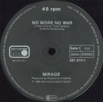 Mirage – No More No War 12" Maxi Single Plak - Görsel 3