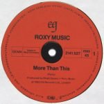 Roxy Music – More Than This 12" Maxi Single Plak - Görsel 2