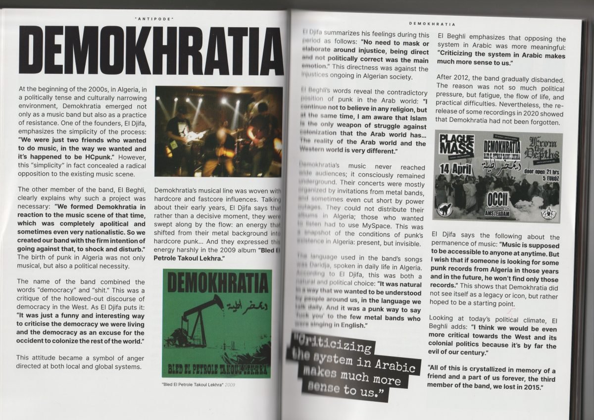 Doğa Sultan – Antipode - Underground Punk & DIY Culture From North Africa, Southwest Asia & Beyond Kitap - Görsel 11
