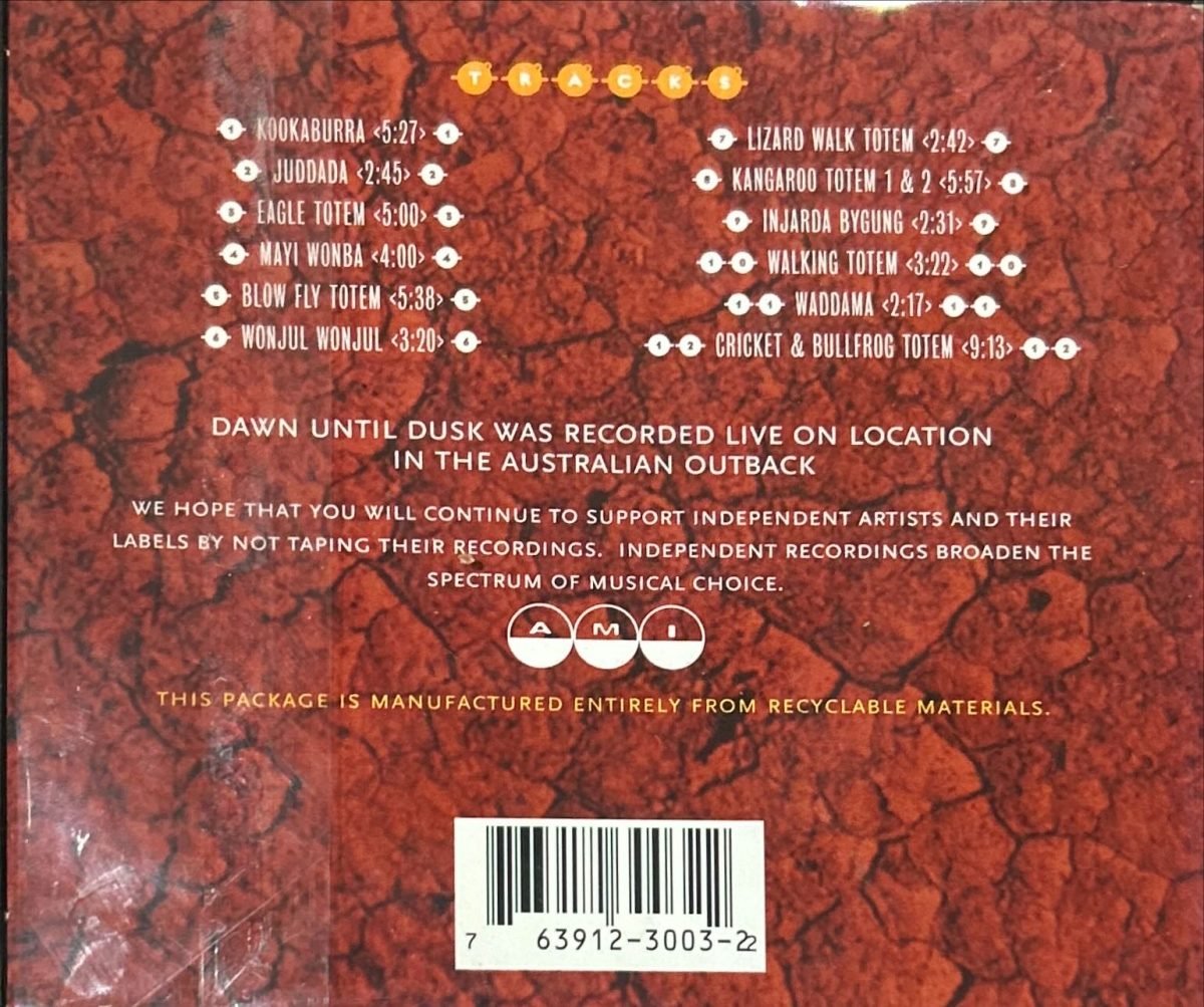 Dawn Until Dusk: Tribal Song And Didgeridoo CD - Görsel 2