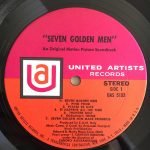 Armando Trovajoli – Seven Golden Men (An Original Motion Picture Soundtrack) LP Plak - Görsel 3