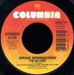 Bruce Springsteen – I'm On Fire 45lik Plak