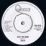 Queen – Play The Game 45lik Plak