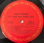 Dave Mason – It's Like You Never Left LP Plak - Görsel 6