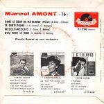 Marcel Amont – Dans Le Cœur De Ma Blonde 45lik Plak - Görsel 2