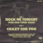 Winston Groovy – Rock Me Tonight (For Old Times Sake) 45lik Plak - Görsel 2