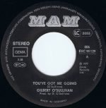 Gilbert O'Sullivan – You've Got Me Going 45lik Plak - Görsel 2