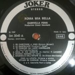 Gabriella Ferri – Roma Mia Bella LP Plak - Görsel 2