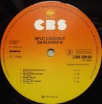 Dave Mason – Split Coconut LP Plak - Görsel 3