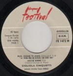 Gigliola Cinquetti – Dio, Come Ti Amo 45lik Plak - Görsel 3