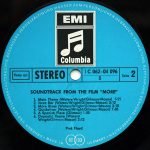 Pink Floyd – Soundtrack From The Film "More" LP Plak - Görsel 4