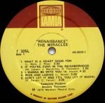 The Miracles – Renaissance LP Plak - Görsel 4