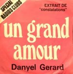 Danyel Gerard – Un Grand Amour 45lik Plak