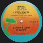 Richard & Linda Thompson ‎– Pour Down Like Silver LP Plak - Görsel 3