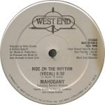 Mahogany Featuring Bernice Watkins ‎– Ride On The Rhythm 12" Maxi Single Plak