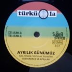 Cem Karaca Ve Apaşlar – Ayrılık Günümüz / Gılgamış 45lik Plak - Görsel 3