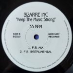 Bizarre Inc – Keep The Music Strong 12" Maxi Single Plak (Early House) - Görsel 4