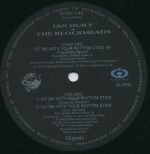 Ian Dury And The Blockheads – Hit Me With Your Rhythm Stick '91 (The Flying Remix) 12'' Maxi Single Plak  (Early House) - Görsel 2