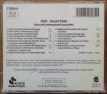 Inde — Rajasthan (Musiciens Professionnels Populaires) CD - Görsel 2