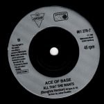 Ace Of Base – All That She Wants (Radio Edit) 45lik Plak - Görsel 3