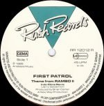 First Patrol – Theme From Rambo II (Remix) 12'' Maxi Single Plak - Görsel 3