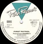 First Patrol – Theme From Rambo II (Remix) 12'' Maxi Single Plak - Görsel 4