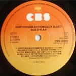 Bob Dylan – Subterranean Homesick Blues LP Plak - Görsel 3