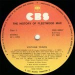 Fleetwood Mac – The History Of Fleetwood Mac - Vintage Years  2LP Plak - Görsel 4