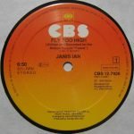 Janis Ian – Fly Too High (Special 12" Version) / Night Rains 12'' Maxi Single Plak - Görsel 3