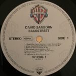 David Sanborn – Backstreet LP Plak - Görsel 3