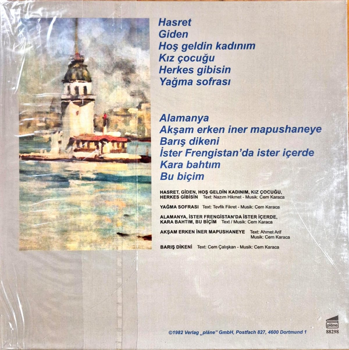 Cem Karaca – Hasret LP Plak - Görsel 2