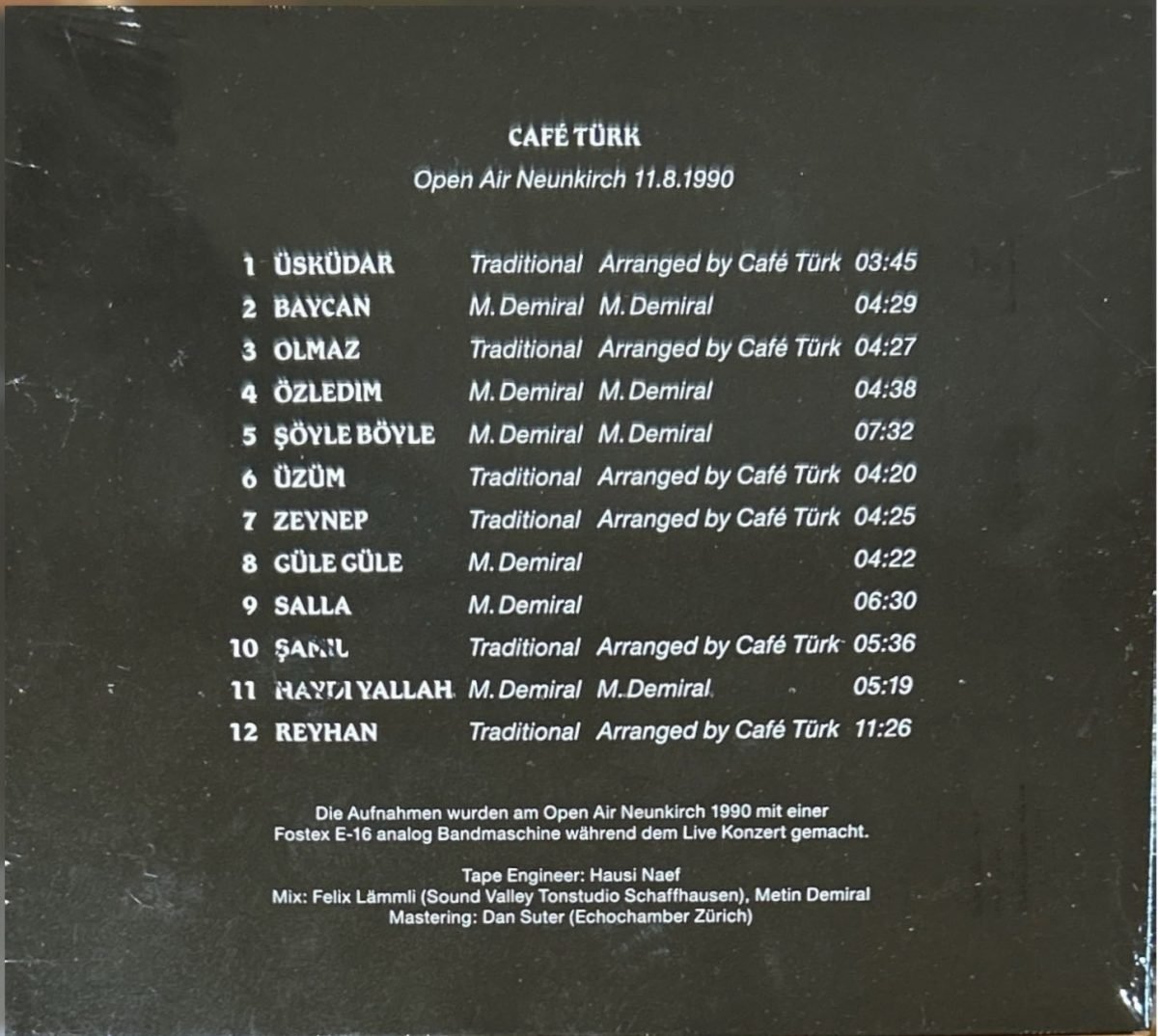 Café Türk – Open Air Neunkirch 11.8.1990 CD - Görsel 2