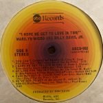 Marilyn McCoo & Billy Davis, Jr. – I Hope We Get To Love In Time LP Plak - Görsel 6