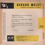 Gérard Melet – Je Suis Trop Loin De Toi 45lik Plak - Görsel 2