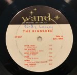 The Kingsmen – The Kingsmen In Person Featuring Louie, Louie LP Plak - Görsel 3