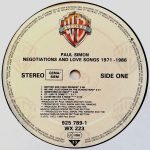Paul Simon – Negotiations And Love Songs (1971-1986) 2LP Plak - Görsel 3