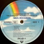 Tangerine Dream ‎– Music From The Original Motion Picture Soundtrack Sorcerer LP Plak - Görsel 3