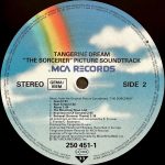 Tangerine Dream ‎– Music From The Original Motion Picture Soundtrack Sorcerer LP Plak - Görsel 4